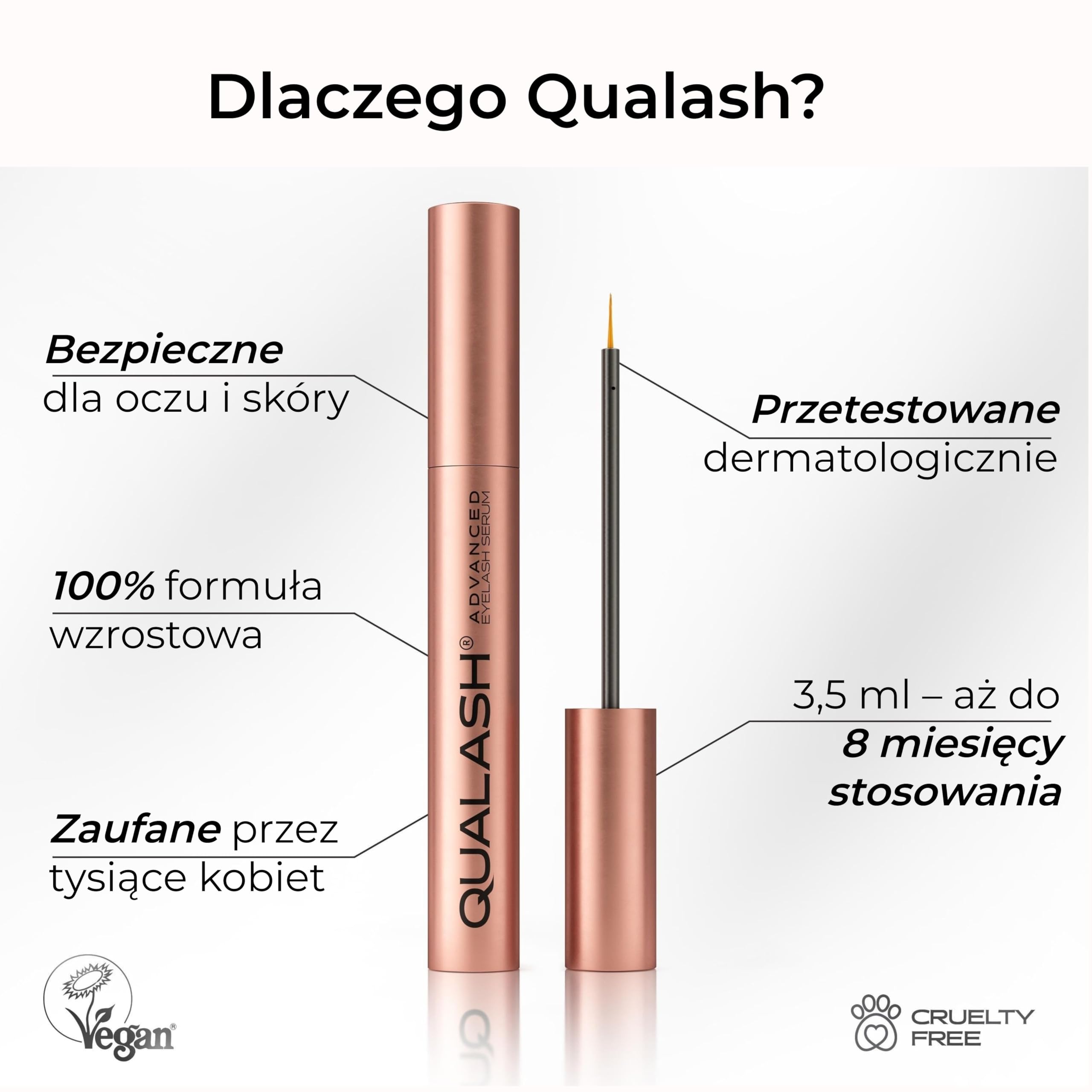 QUA-X CompleX® Serum do rzęs na porost i wydłużenie 3,5 ml Lash Booster