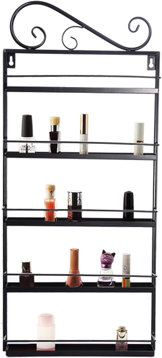 Hotouch Nail Polish Shelf Nail Polish Wall Mount Rack Stand