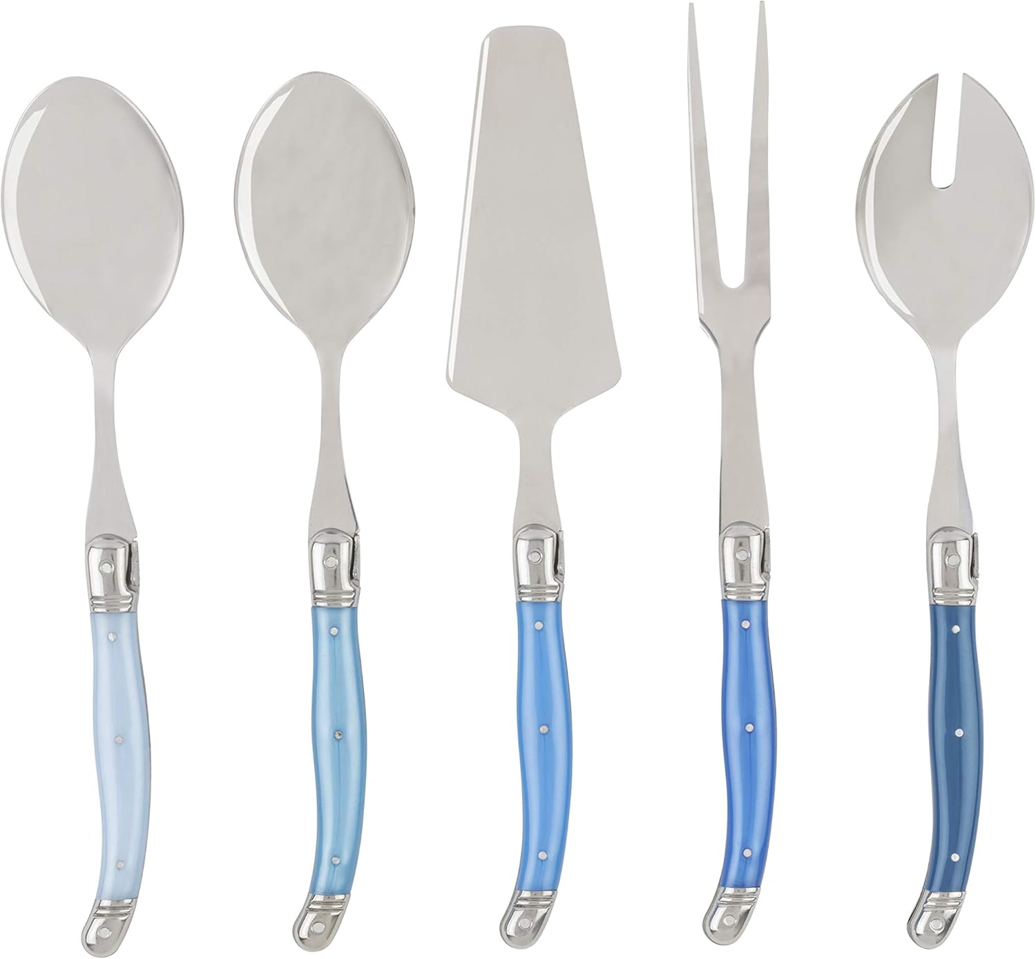 Laguiole Hostess Serving Utensils Sets (Shades of Blue