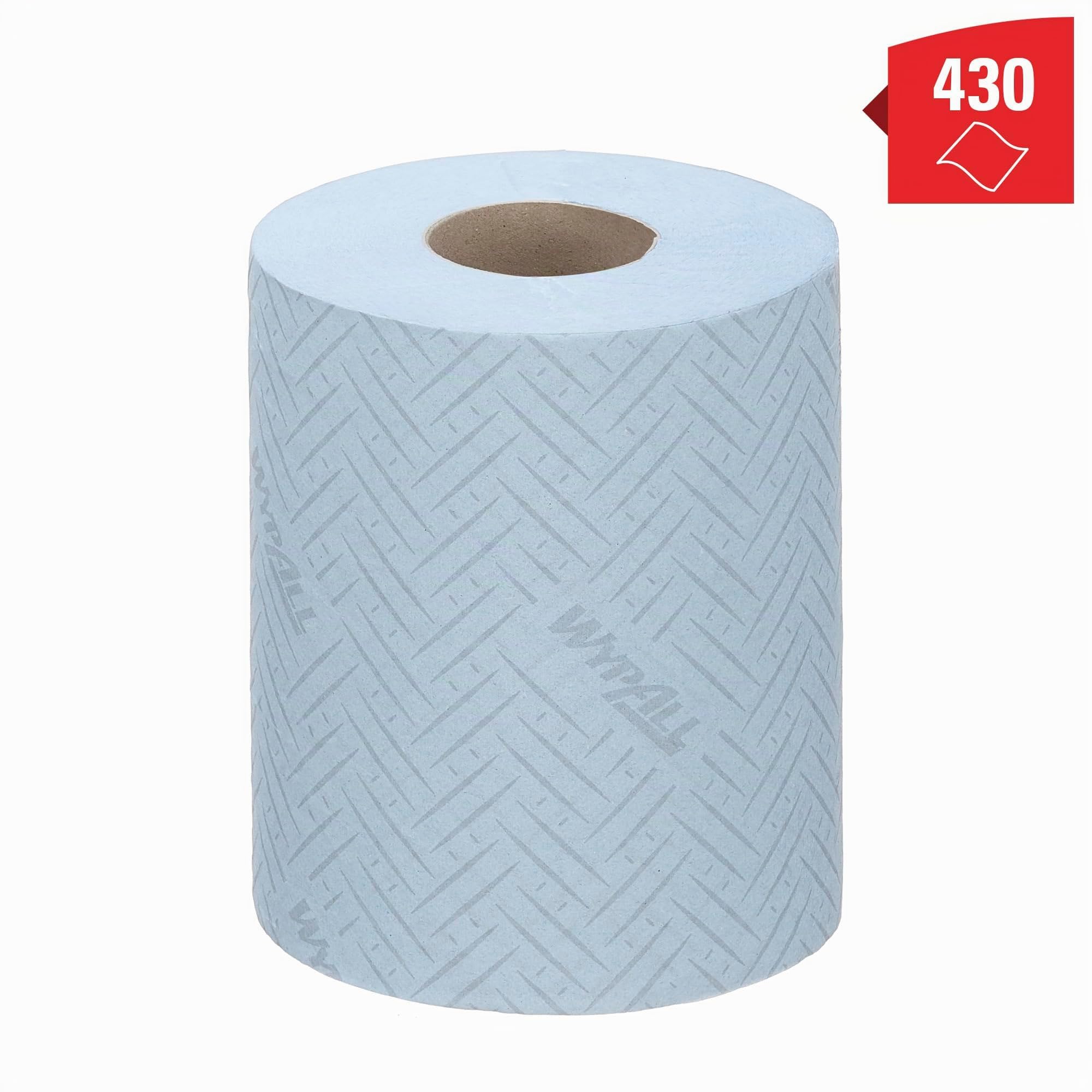 WypAll® L10 Panno in carta per uso igienico e alimentare 6223 Rotolo azzurro 1 velo 6 rotoli 430 panni