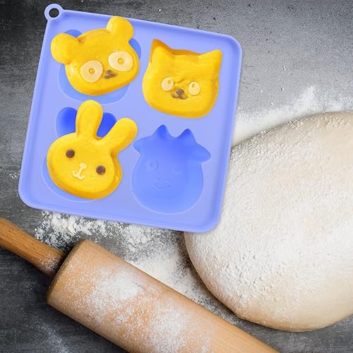 Miniatura 2 de Kichvoe Molde de silicona para pastel de chocolate para molde de fondant de chocolate, molde para hornear bricolaje, decoraciones para el hogar,