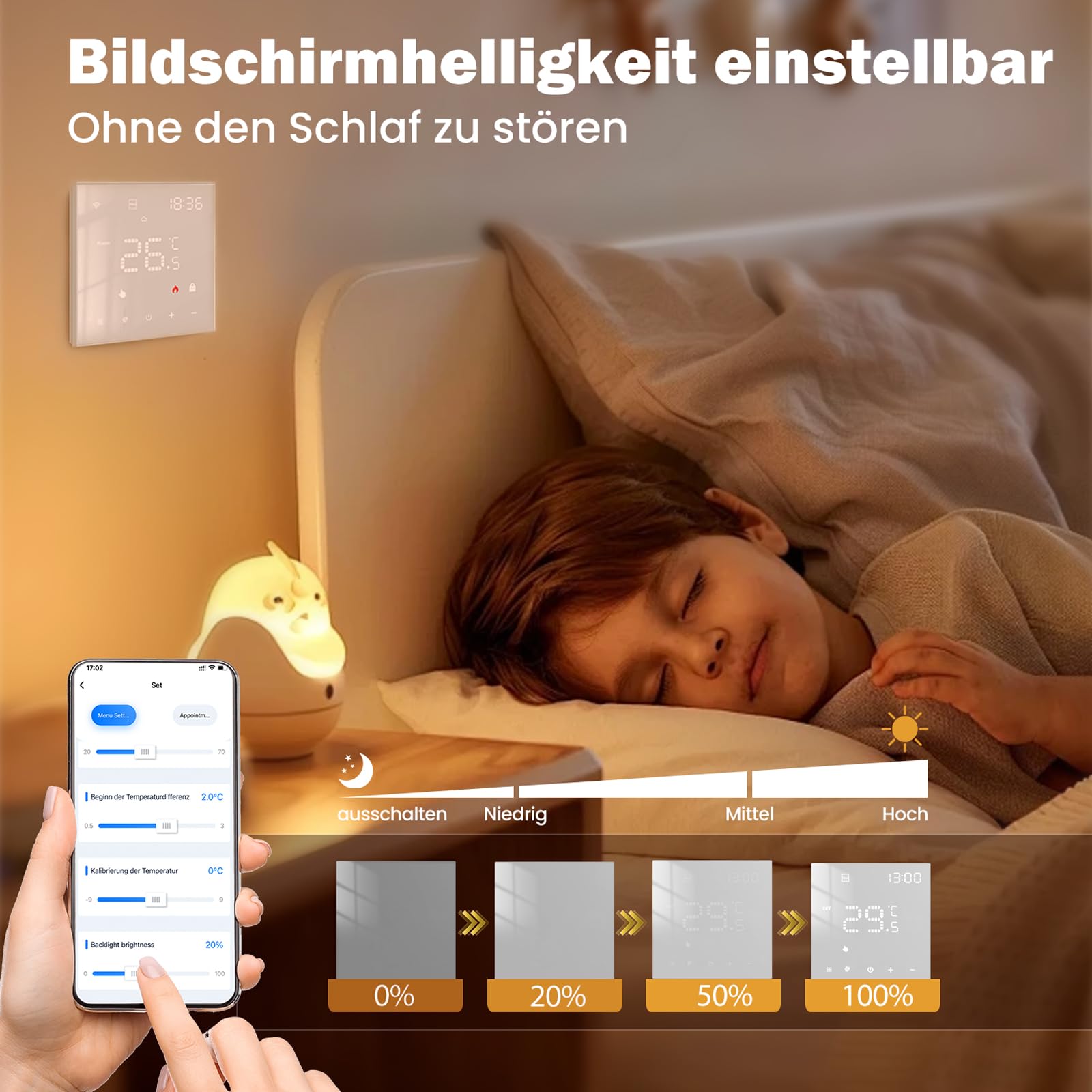 AVATTO Thermostat Für Wasser Fußbodenheizung und Gasboiler, Smart WiFi Thermostat Programmierbar Raumthermostat Unterstützen Alexa, Google Home Sprachsteuerung und Smart Life App Fernbedienung