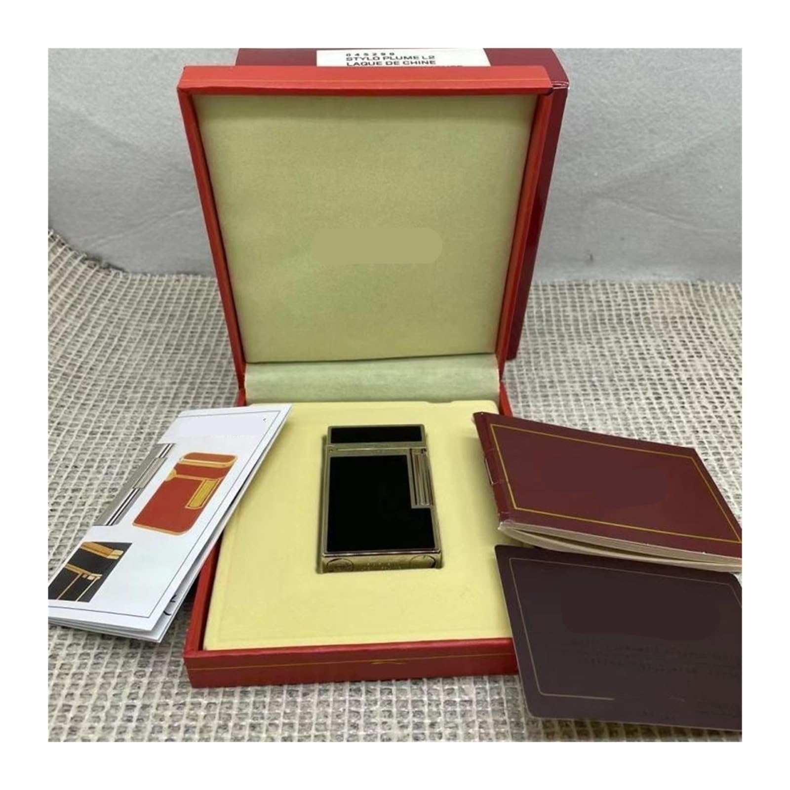 Premium Classic Flame Flip Top Lighter, Brushed Metal Flat Lighter, Butane Filled Side Cigar Lighter with Gift Box, Gift for Men (Color : 3)