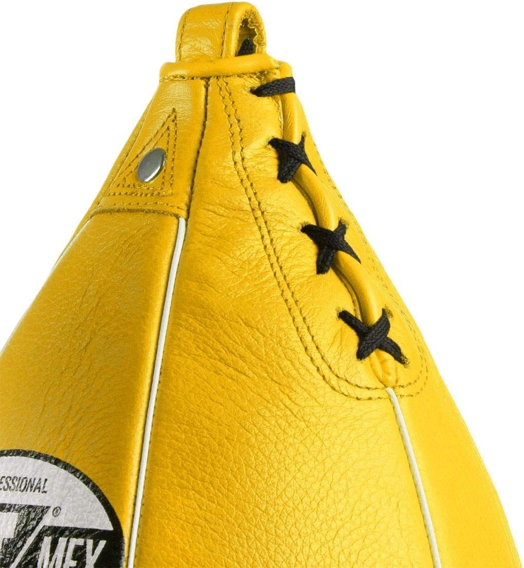 Pro-Mex Professional Speed Bag V2.0 - Speed Bag for Boxing, MMA, Adults, Red, 4x7, 5x8, 6x9, 7x10