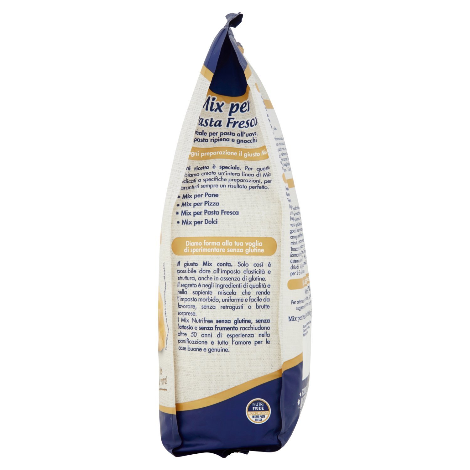 Nutrifree Mix Pasta Fresca, Senza glutine, 6 x 1kg