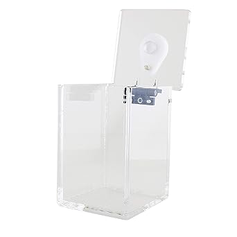 Mini Rad-Can Beta Shield Benchtop Container, 3/8 Inch Thick, 4 1/2 x 4 1/2 x 6 3/4 Inches