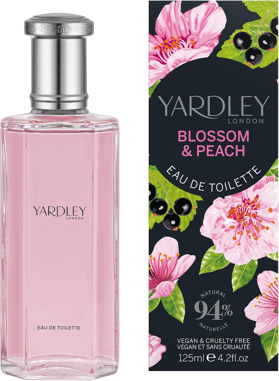 Yardley London Eau de Toilette met kersenbloesem en perzik 125ml