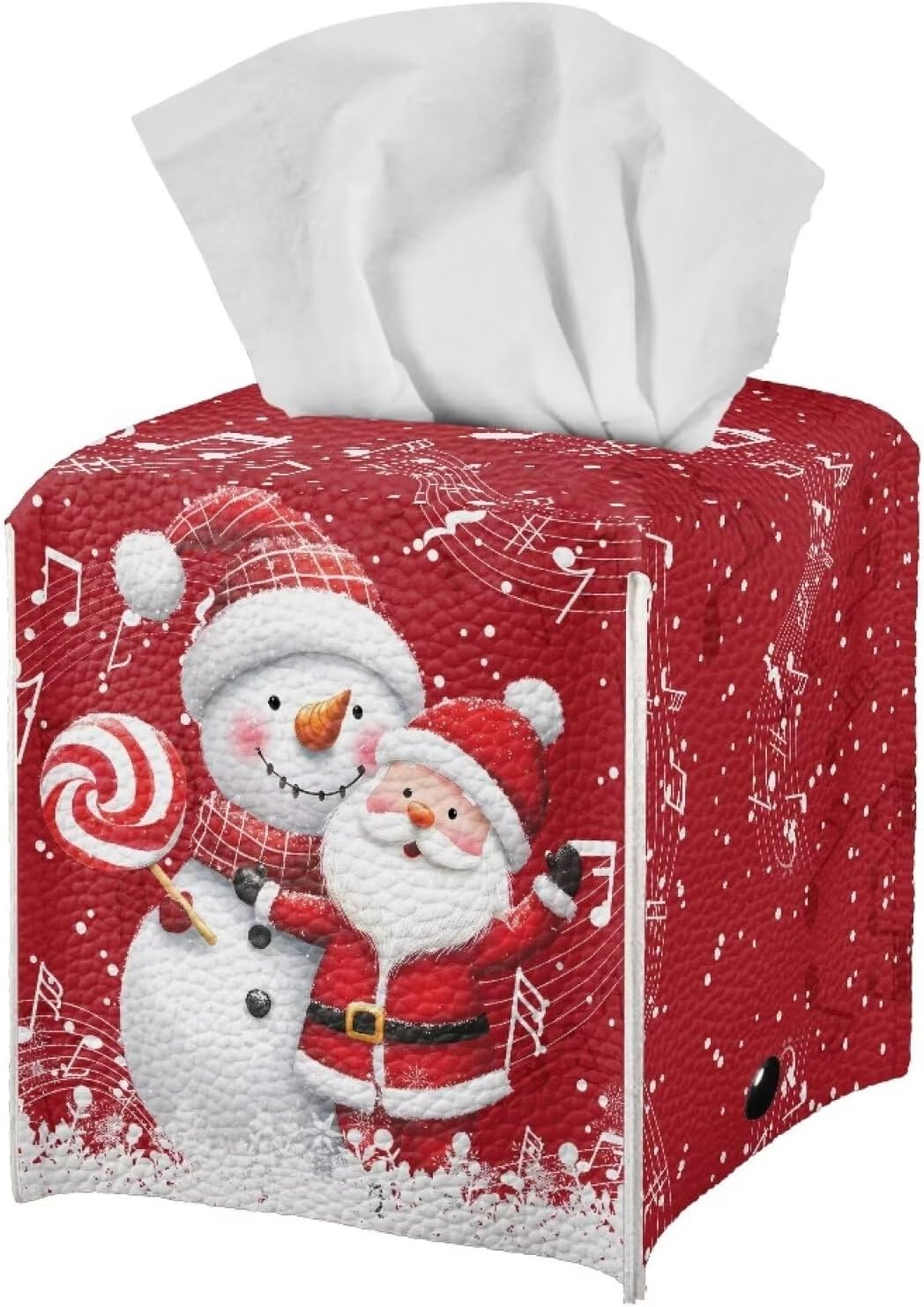doginthehole Hippie Skull Pumpkin Tissue Box Cover Square Tissue Box Holder Tissue Holders Decorative Modern Facial Paper Holder for Bathroom Bedroom Kitchen Countertop Halloween Decorations