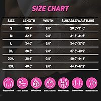 Vista 7 de Cinturón de entrenamiento de cintura, reductor de cintura, cinturón de velcro para abdominales, moldeador de cuerpo con triple envoltura