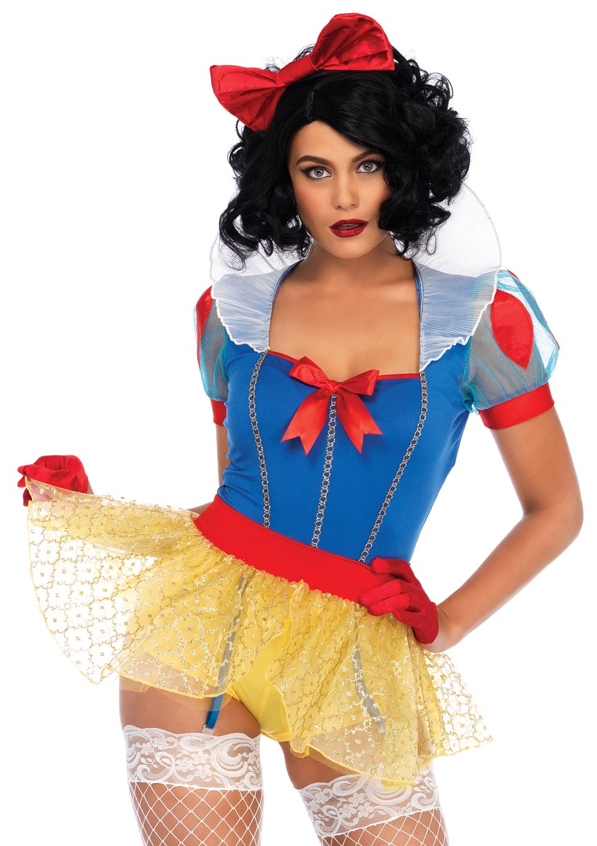 Leg Avenue 8670102101 Sexy Miss Snow Adult Costumes, Multicolor, Medium 10-12