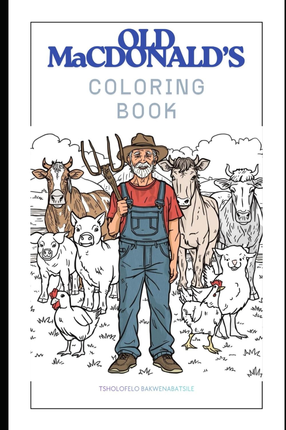 OLD MACDONALD'S FARM ANIMALS COLORING BOOK