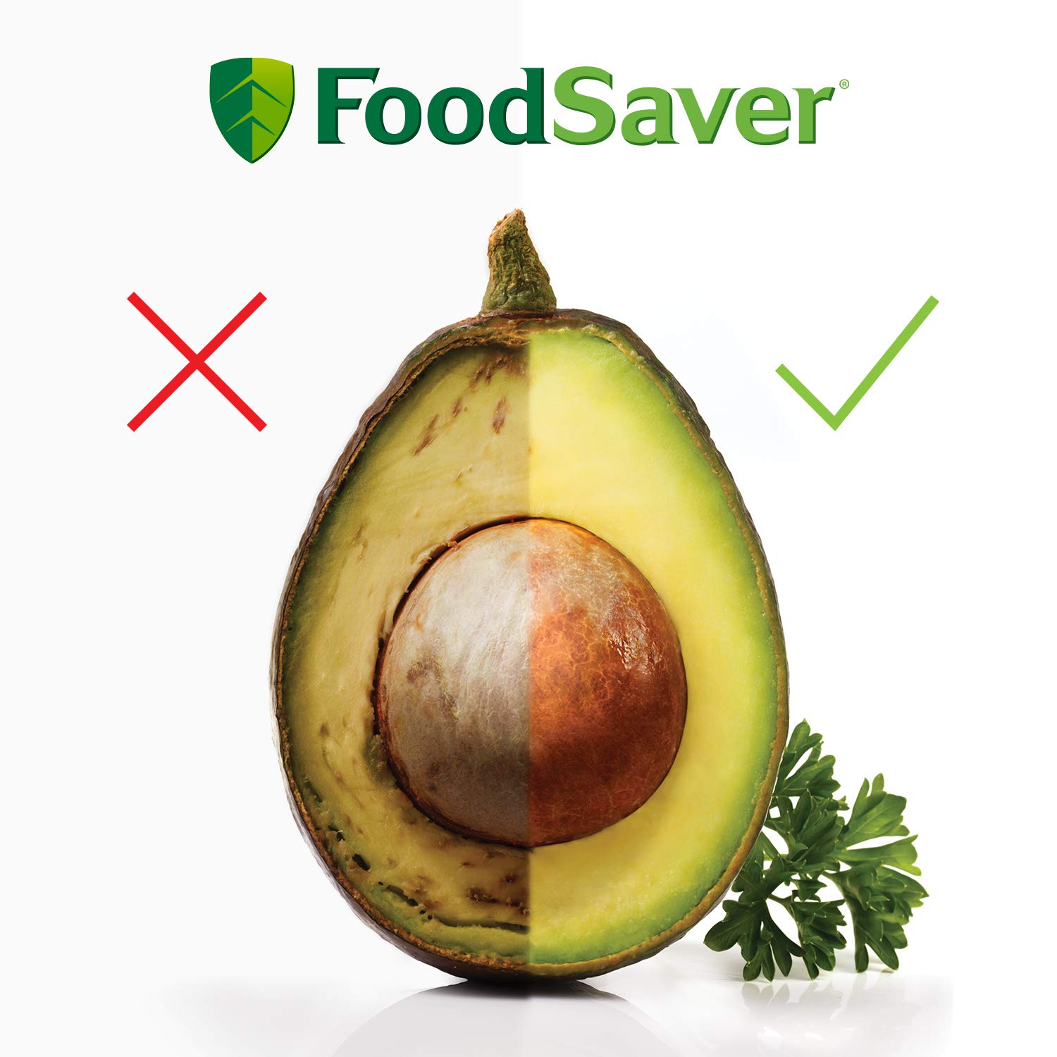 FoodSaver Machine Sous Vide avec compartiment de rangement pour rouleau et cutter, fonction marinade, inclus sacs de mise sous vide assortis et adaptateur intégré [FFS017X ]