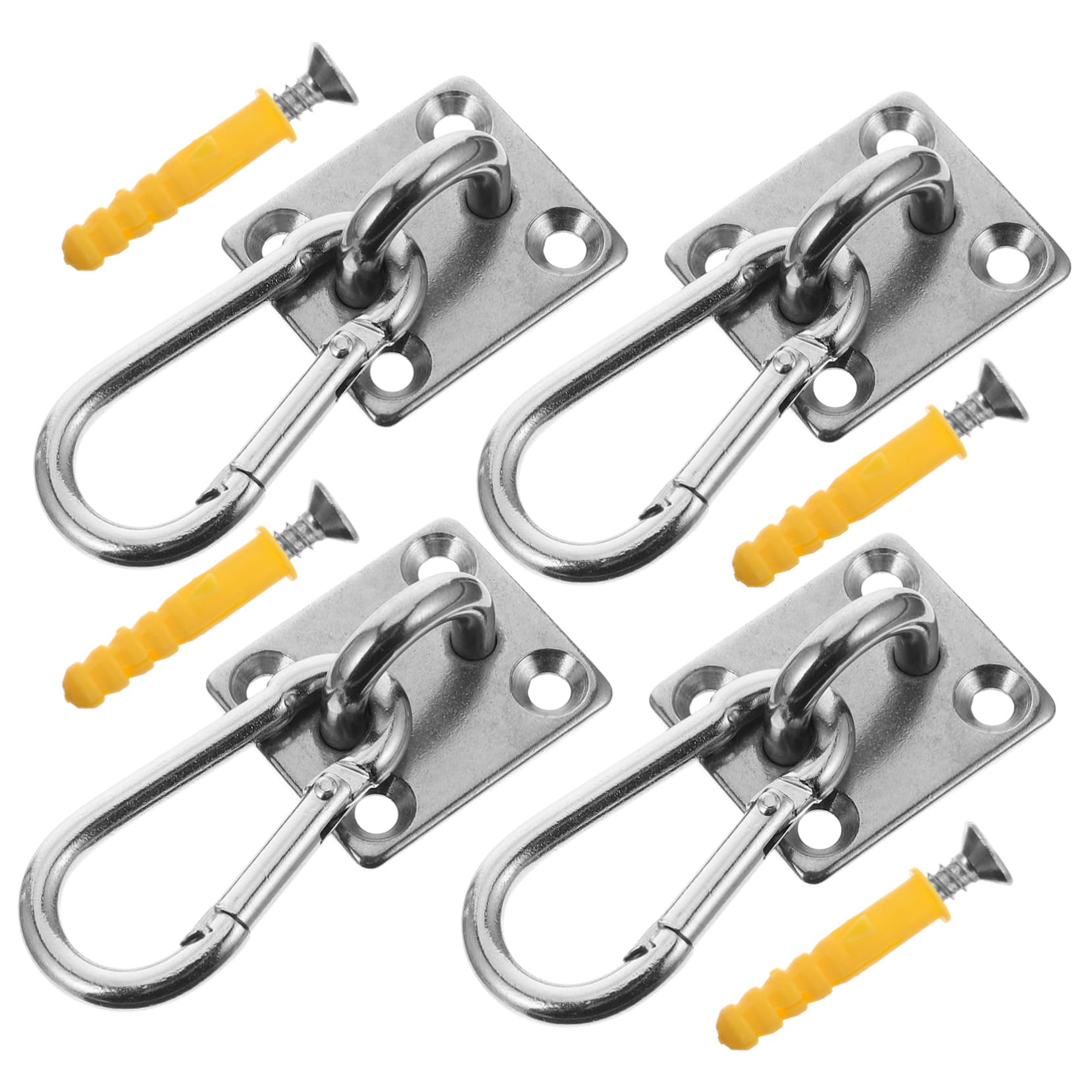 VICASKY 1 Set Hammock Hook Holder Durable Swing Carabiner Clip for Outdoor Use Heavy Load Bearing Capacity for Swings Sandbags and Fitness Equipment Easy to Use Accessories