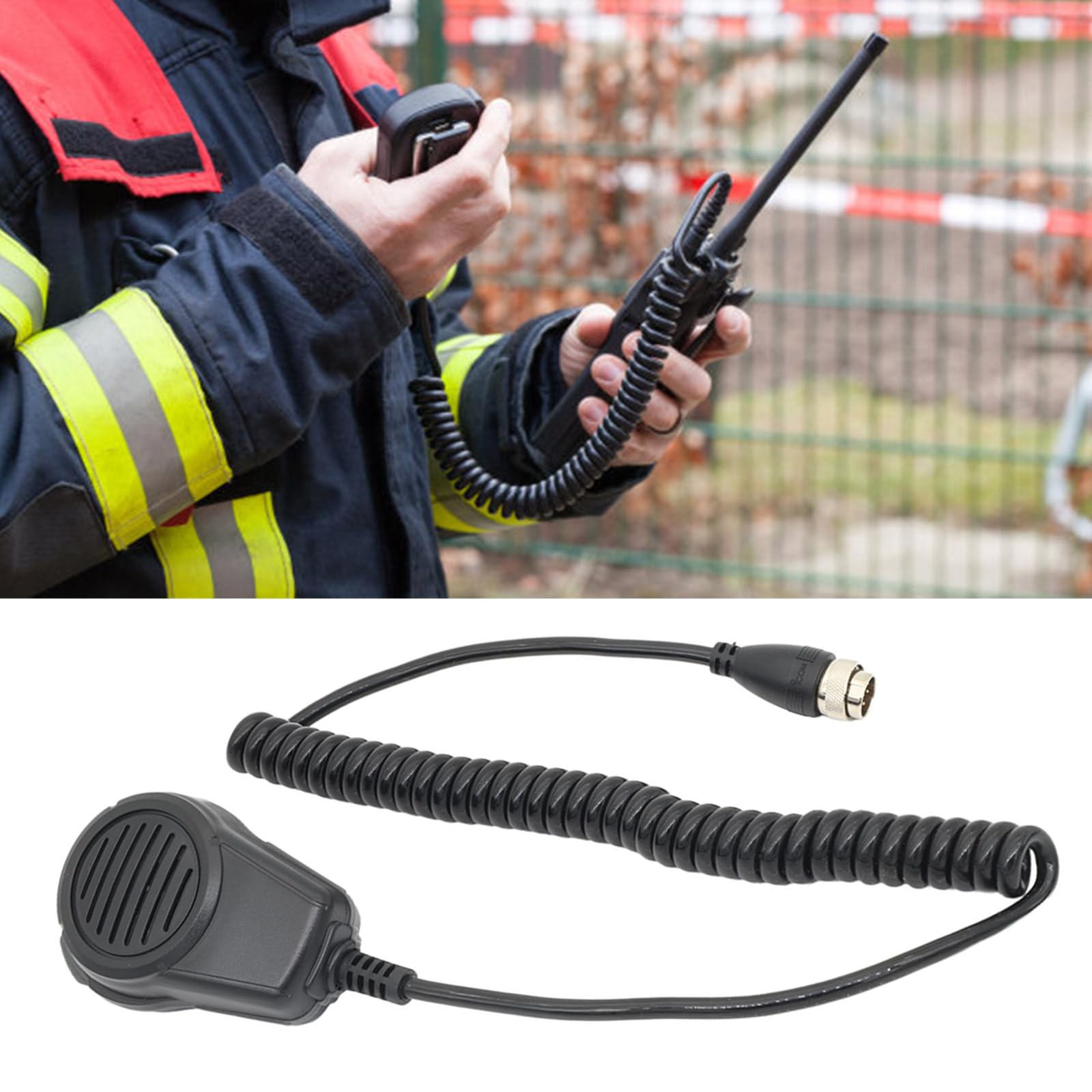 Mic M700 IC M710 - Microfoni portatili a 8 pin, con cavo flessibile lungo, facile da usare, per IC M700 IC M710