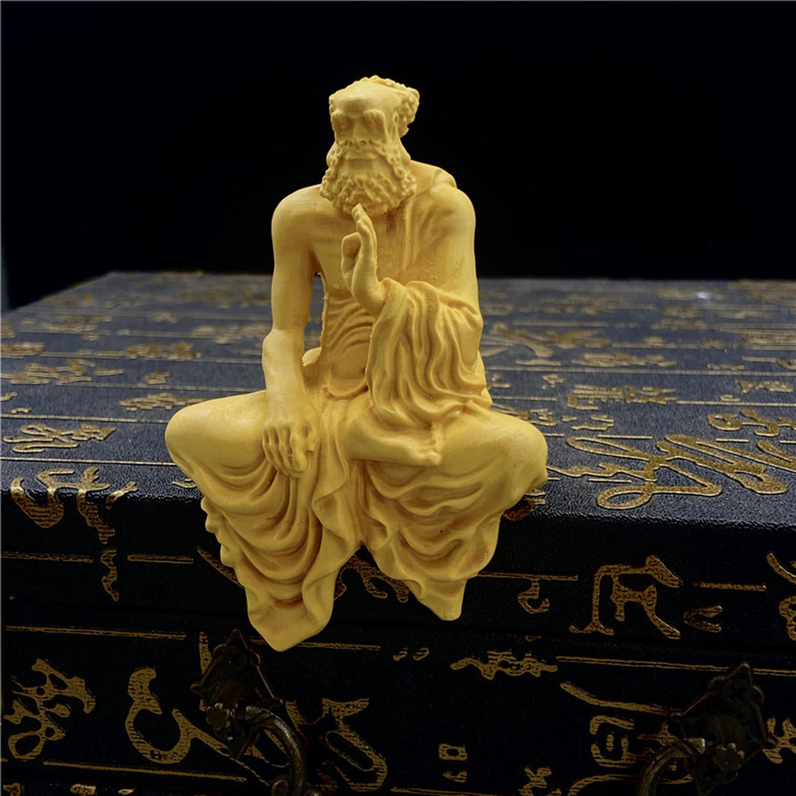 Estatua De Madera Personaje Bookstop Escultura De Madera Amantes De La Fantasía Decoración De La Biblioteca Organizador Pesados Decoración De La Sala De Estar del Dormitorio