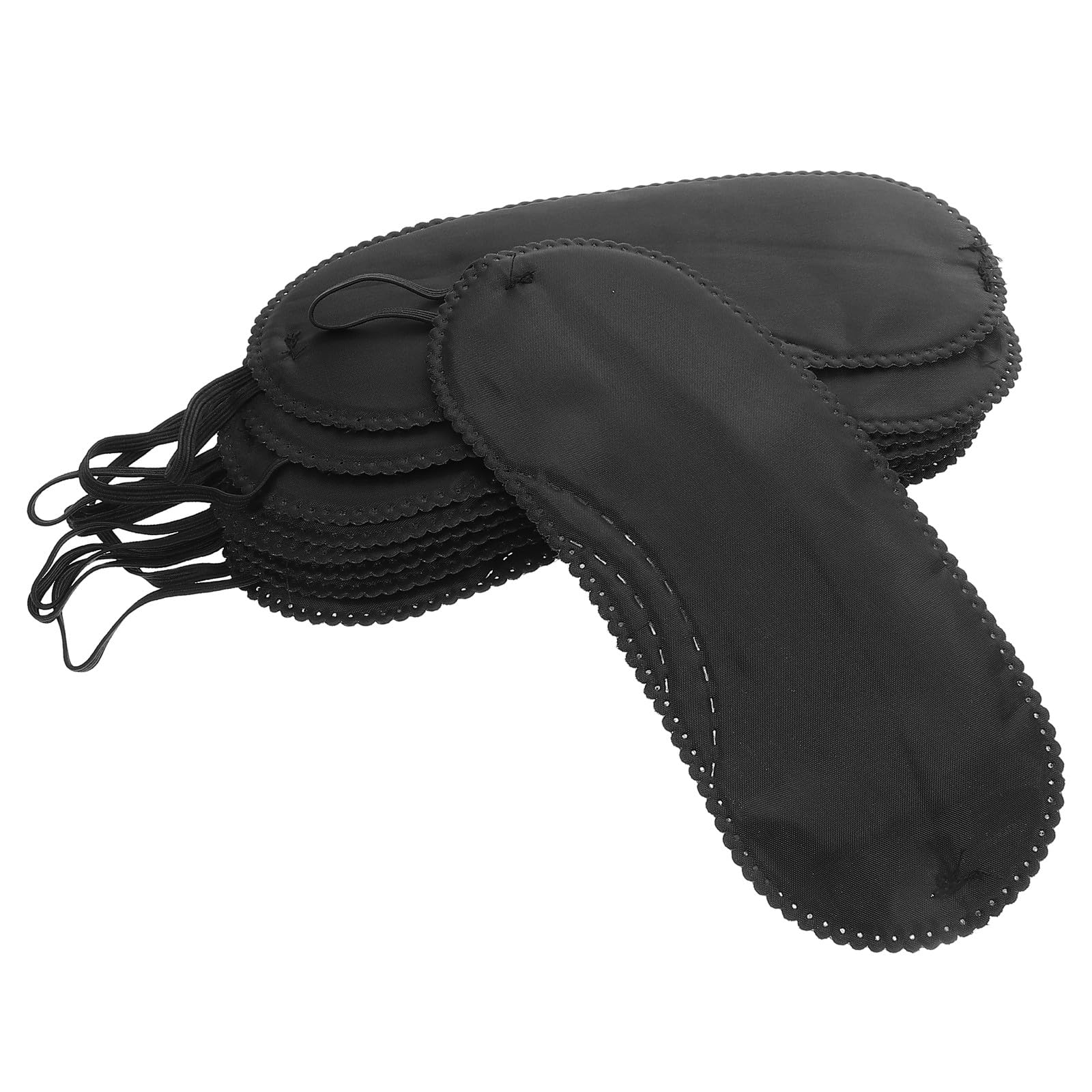 Maschera per Occhi con Cinturino Regolabile ed Elastico Nero 12 Pezzi per Giochi da Tavolo Morbida e Confortevole per Feste e Riunioni di Famiglia