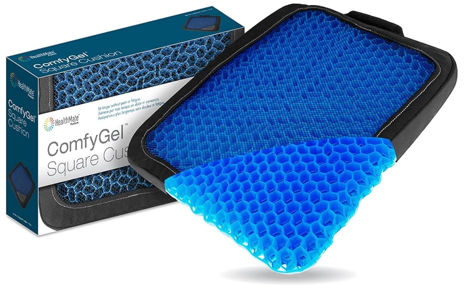 Amazon.com: HEALTHMATE IN9114 Comfy Gel Cushion Gel Seat Cushion
