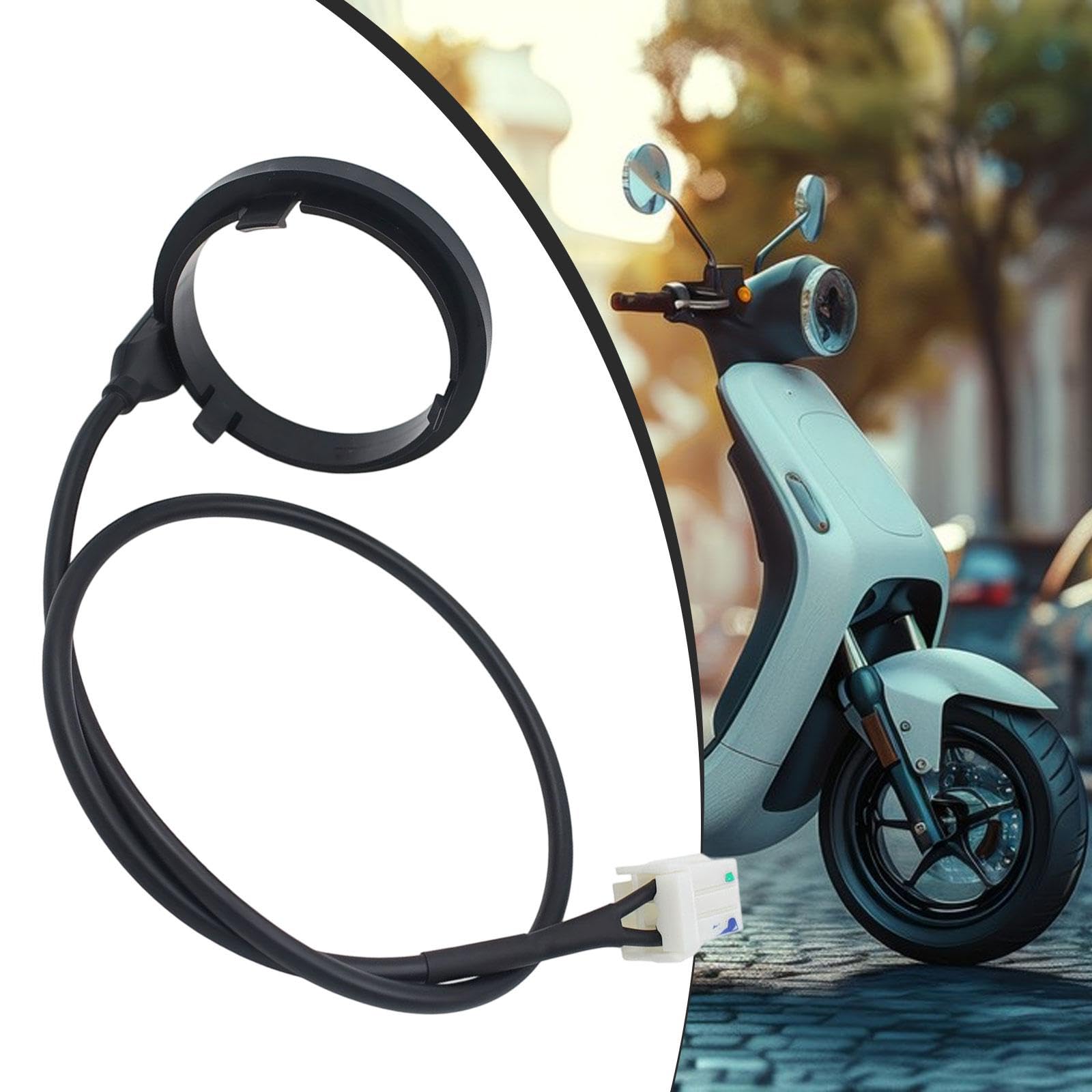 Immobilizer Antenna Anello Induzione Chiave Lettore Avviamento Sostituzione Componenti Scooter Materiale PP Adatto per Motocicli Uso Quotidiano