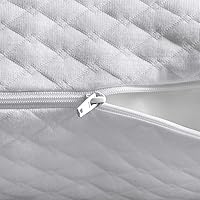 Vista 6 de NTCOCO Juego de 2 almohadas de espuma viscoelástica trituradas para dormir, tamaño Queen, con almohada hipoalergénica extraíble lavable para dormir