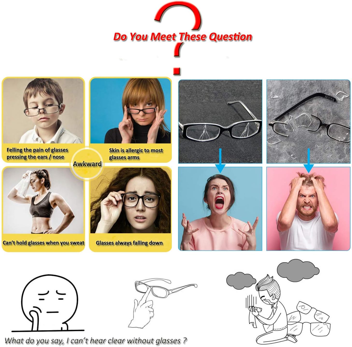 Exсluѕіvе Dіѕсоunt 🔥 4 pairs Eyeglass Ear Grip - Soft Comfortable Anti-slip Holder, Silicone Ear Hooks, Eye glass Temple Tips Sleeve Retainer for Glasses, Sunglasses, Reading Glasses, Sport Eyewear Exсluѕіvе Dіѕсоunt 70% Prісе 4 pairs Eyeglass Ear Grip - Soft Comfortable Anti-slip Holder, Silicone Ear Hooks, Eye glass Temple Tips Sleeve Retainer for Glasses, Sunglasses, Reading Glasses, Sport Eyewear