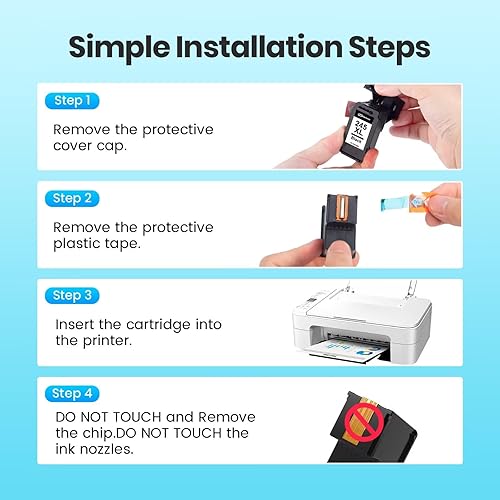 Miniatura 7 de Cartucho de tinta de repuesto 245XL para Canon PG-245XL, cartucho de tinta negro compatible con cartuchos de tinta para impresoras Canon MX490,