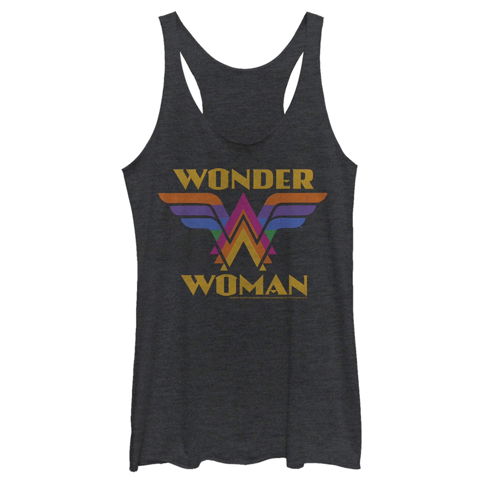 Fifth SunColorful Wonder Woman Women's Racerback Tank Top
