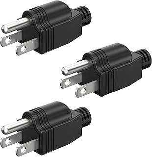 NEMA 5-15P Electrical Replacement Plugs End