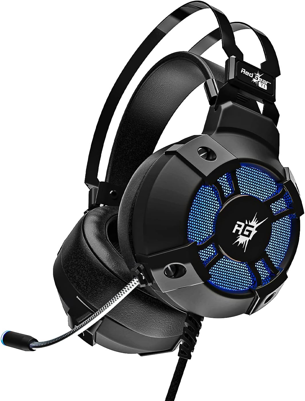 Redgear Cosmo 7,1 Usb Gaming Wired Over Ear Headphones With Mic With Virtual Surround Sound,50Mm Driver, Rgb Leds & Remote Control(Black)
