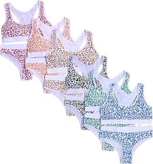 6 Set Teen Underwear Girls 12-14 Cotton Panties Comfortable And Breathable Panties Solid Color Panties
