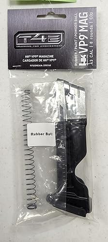 Miniatura 10 de Umarex T4E Heckler & Koch HK VP9 Calibre .43 Pistola de entrenamiento Paintball Pistola Marcadora Magazine, estándar negro