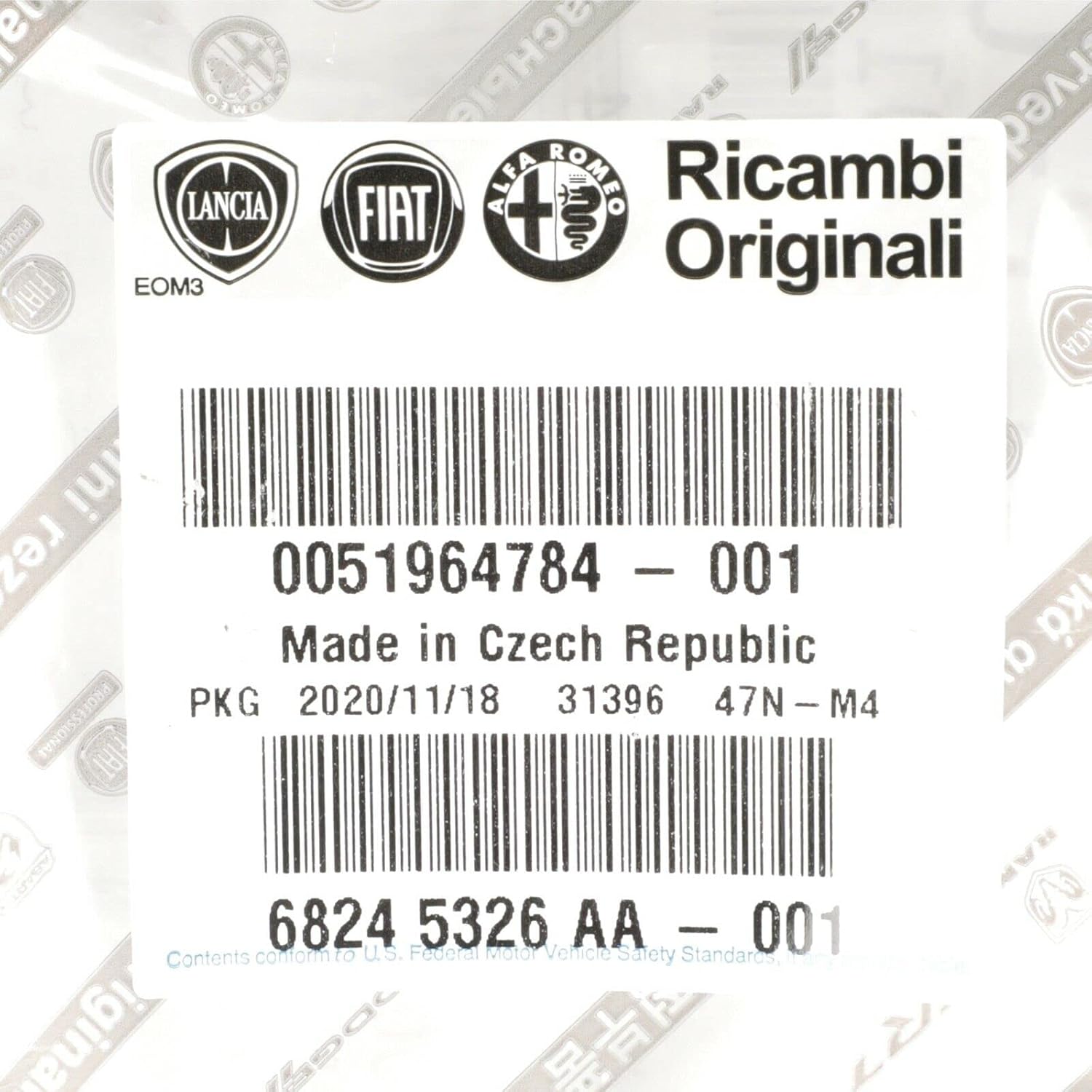 Mopar 68245326AA - Rear Outer Fuel Injection Pressure Damper