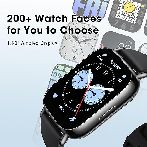 Miniatura 4 de Xiaomi Redmi 5 Lite - Reloj inteligente, reloj de contador de pasos para mujeres y hombres con pantalla grande LCD de 1.96 pulgadas, 140 modos