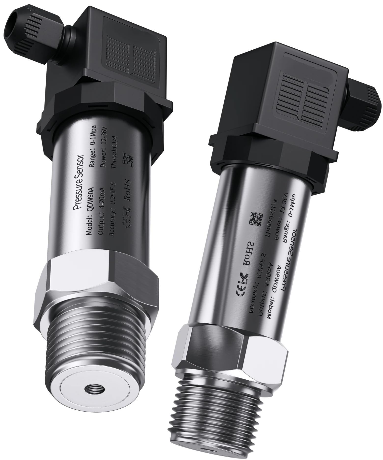 Transductor de presión 4-20mA RS485 0-10V 0-5V 1-5V 0,5-4,5V 0-3,3V Sensor de presión 10kPa 1.6Mpa 100psi 4-20mA Transmisor de presión(4-20mA G1-4,0-1.6Mpa)