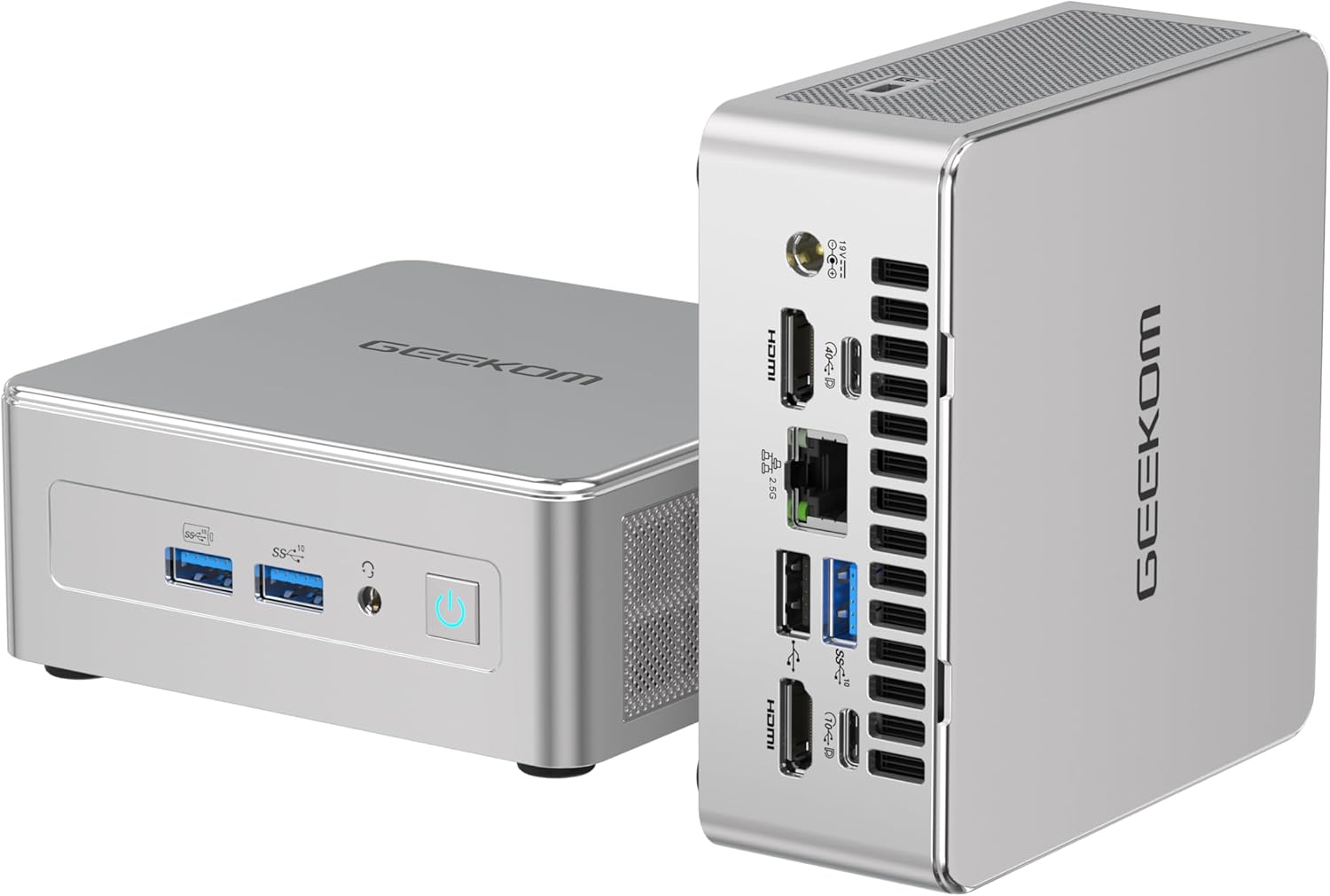 GEEKOM AE8 Mini PC AMD Ryzen 7 8845HS (8C/16T) 32GB DDR5 RAM Mini Desktop Computer 512GB PCIe4.0 SSD Gaming Minipc Windows 11 Pro Support WiFi 6E Bluetooth 5.2 USB 4.0 2.5G LAN for Home Business GEEKOM AE8 Mini PC AMD Ryzen 7 8845HS (8C/16T) 32GB DDR5 RAM Mini Desktop Computer 512GB PCIe4.0 SSD Gaming Minipc Windows 11 Pro Support WiFi 6E Bluetooth 5.2 USB 4.0 2.5G LAN for Home Business