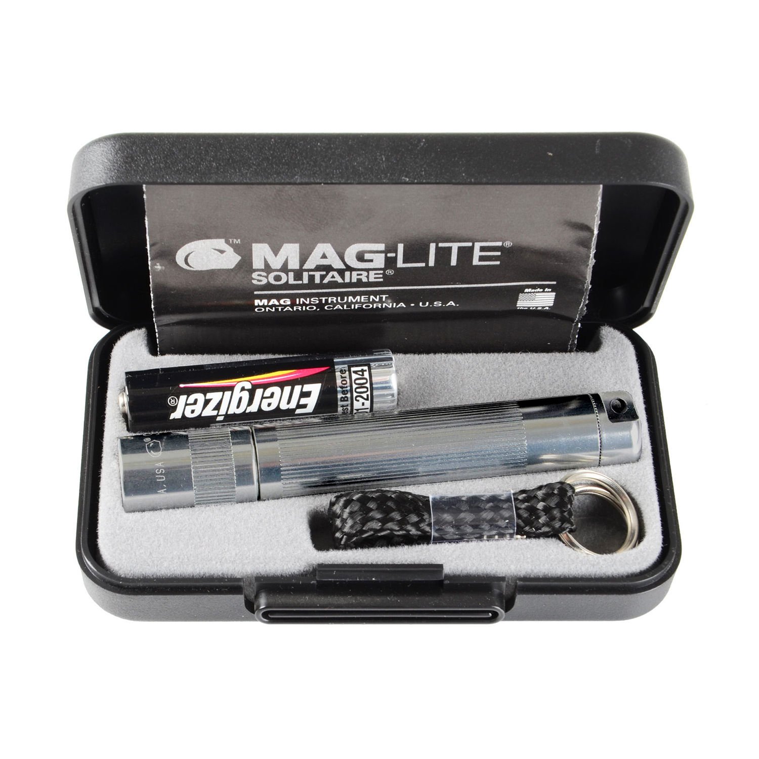 Maglite Boxed Solitaire Torch AAA Grey