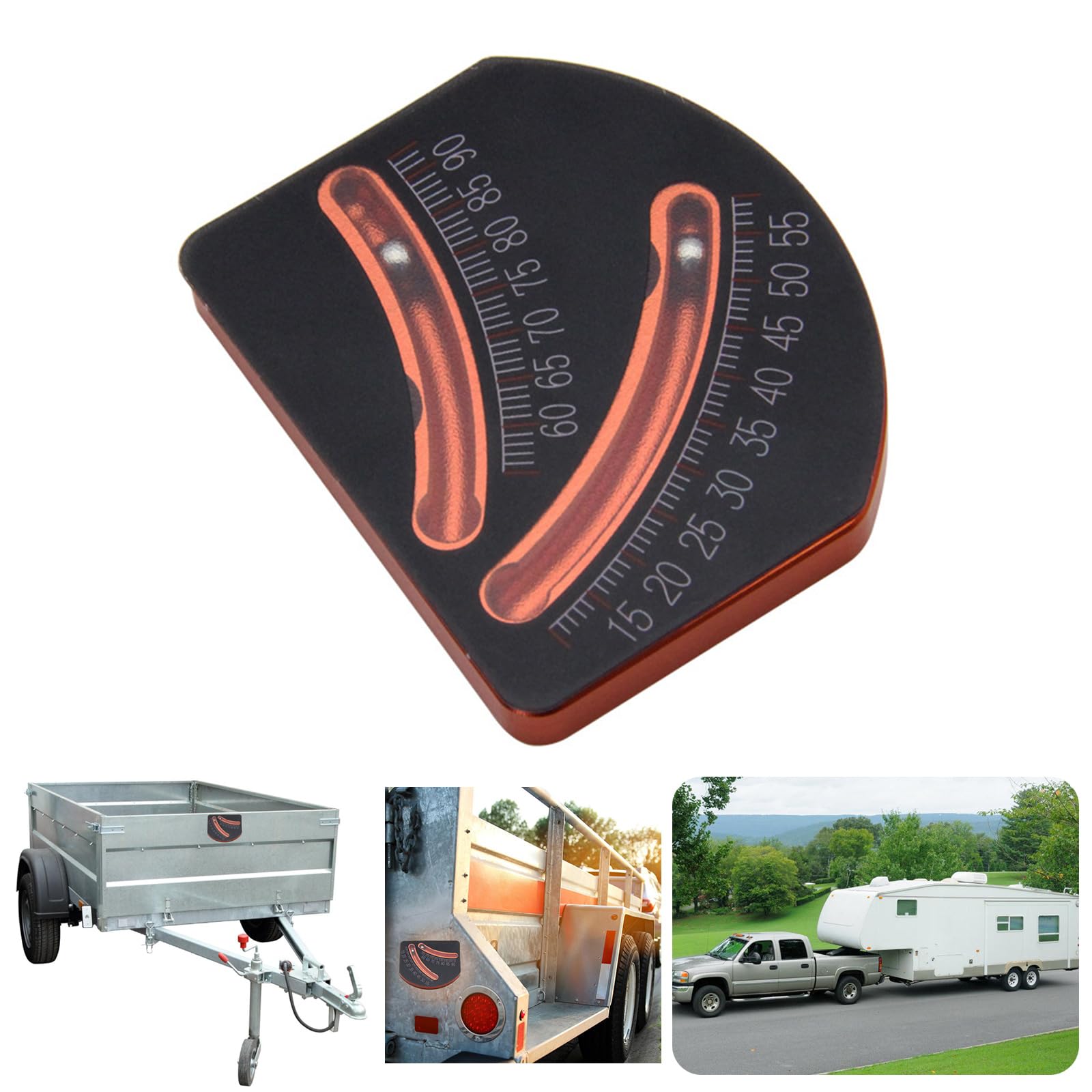 Inclinometer 15-55° 60-90° Gauge Slopes Locator Double Scale Multipurpose Angles Indicators Trail Inclinometer Installation