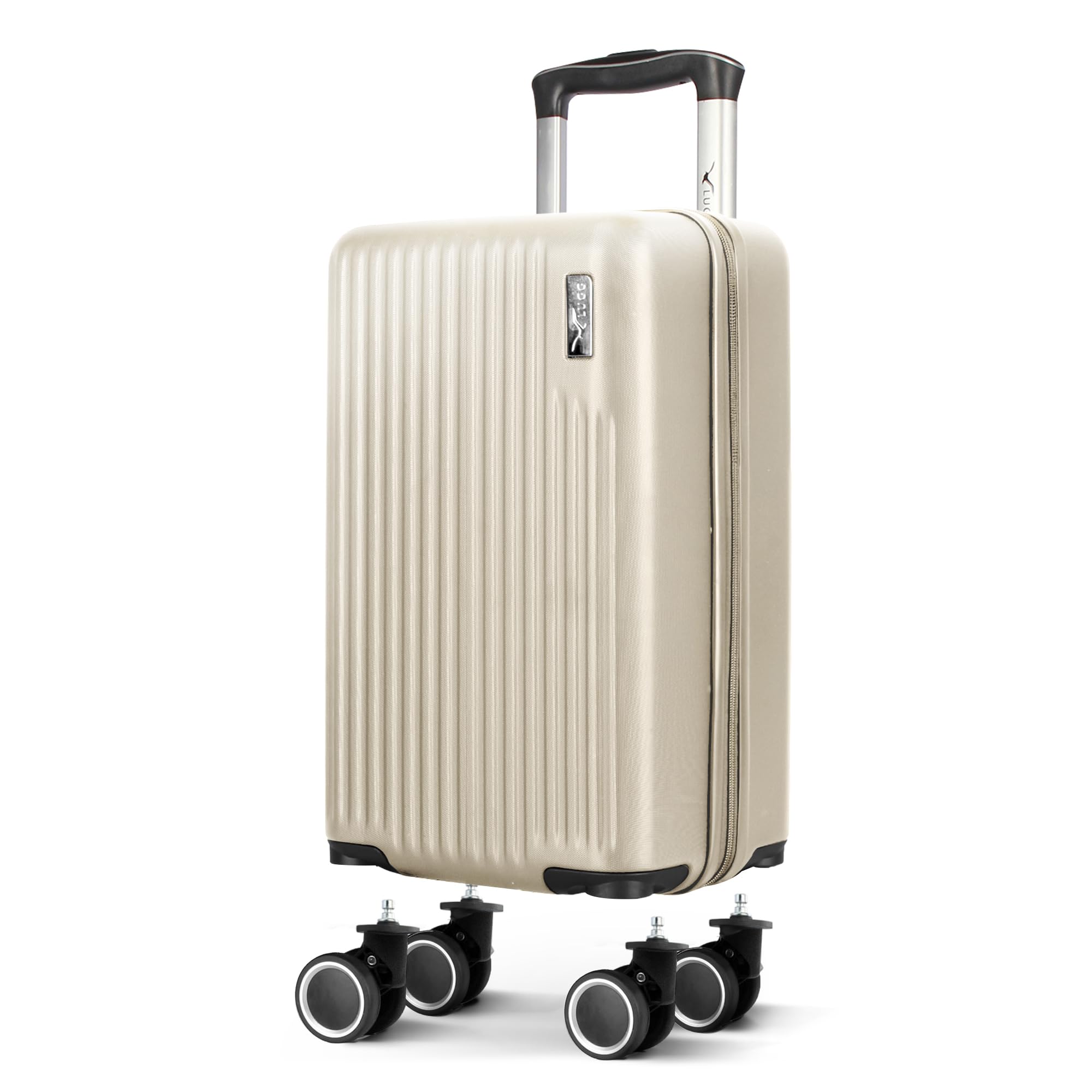 LUGG 20inch Vacay Suitcase ABS Luggage with TSA Indent Lock, Aluminium Trolley Handle, 360° Spinner Wheels, Water-Resistant & Durable Material - Airline Compatible (55 x 23 x 35cm) — view 9