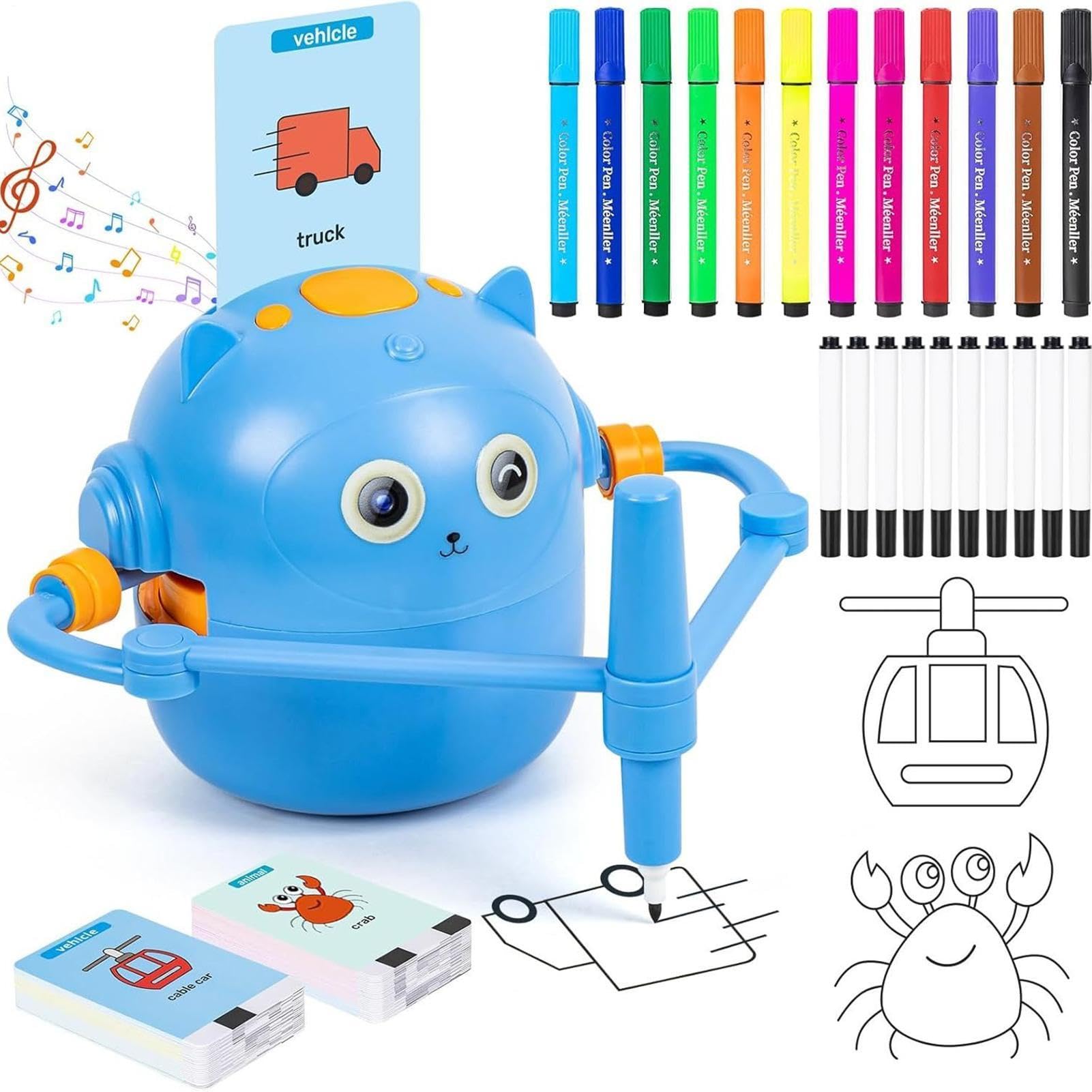 Inteligentny Robot Rysujący Interaktywna Zabawka Edukacyjna do Rysowania z | Maszyna Do Rysowania I Malowania Dla Przedszkolaków Dzieci Rodziny Przyjaciół