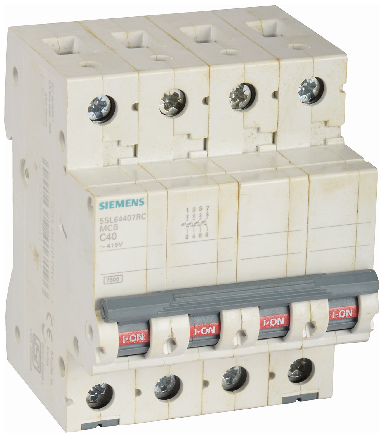 Siemens 5SL64407RC 40 A Four Pole MCB-picture-17