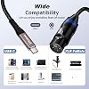 Cable XLR a USB C, micrófono XLR hembra a USB tipo C compatible con smartphone, laptop o tablet con puerto USB tipo C para grabación de audio, karaoke, podcast en vivo - 3.3 pies 3