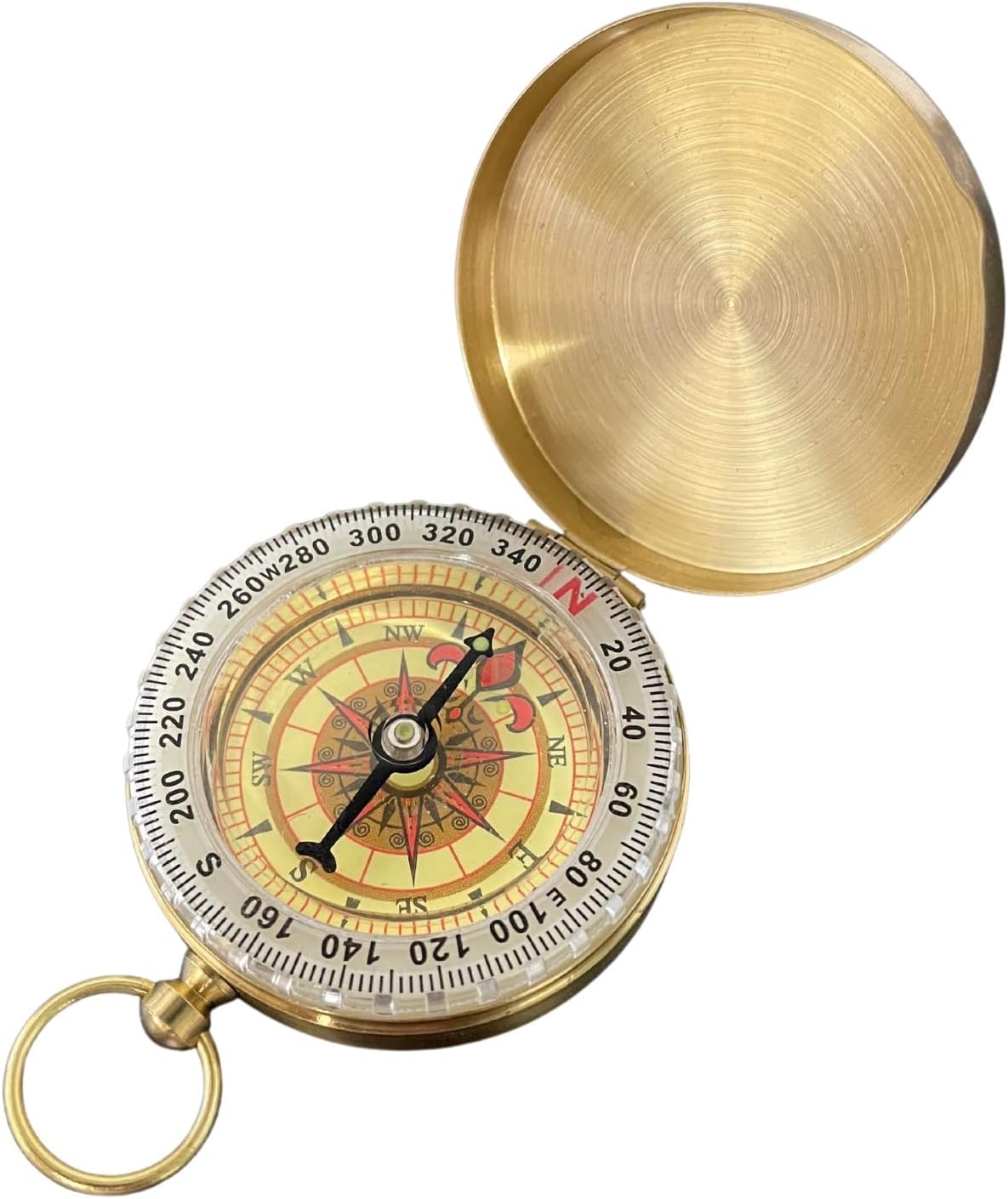 Sharp Survival Best Camping Survival Kompass,Glow in the Dark Military Compass Survival Gear Compass,Kompass für Wandern, Rucksackreisen und Camping,Planen und bestimmen Sie die Route zu einem Ziel