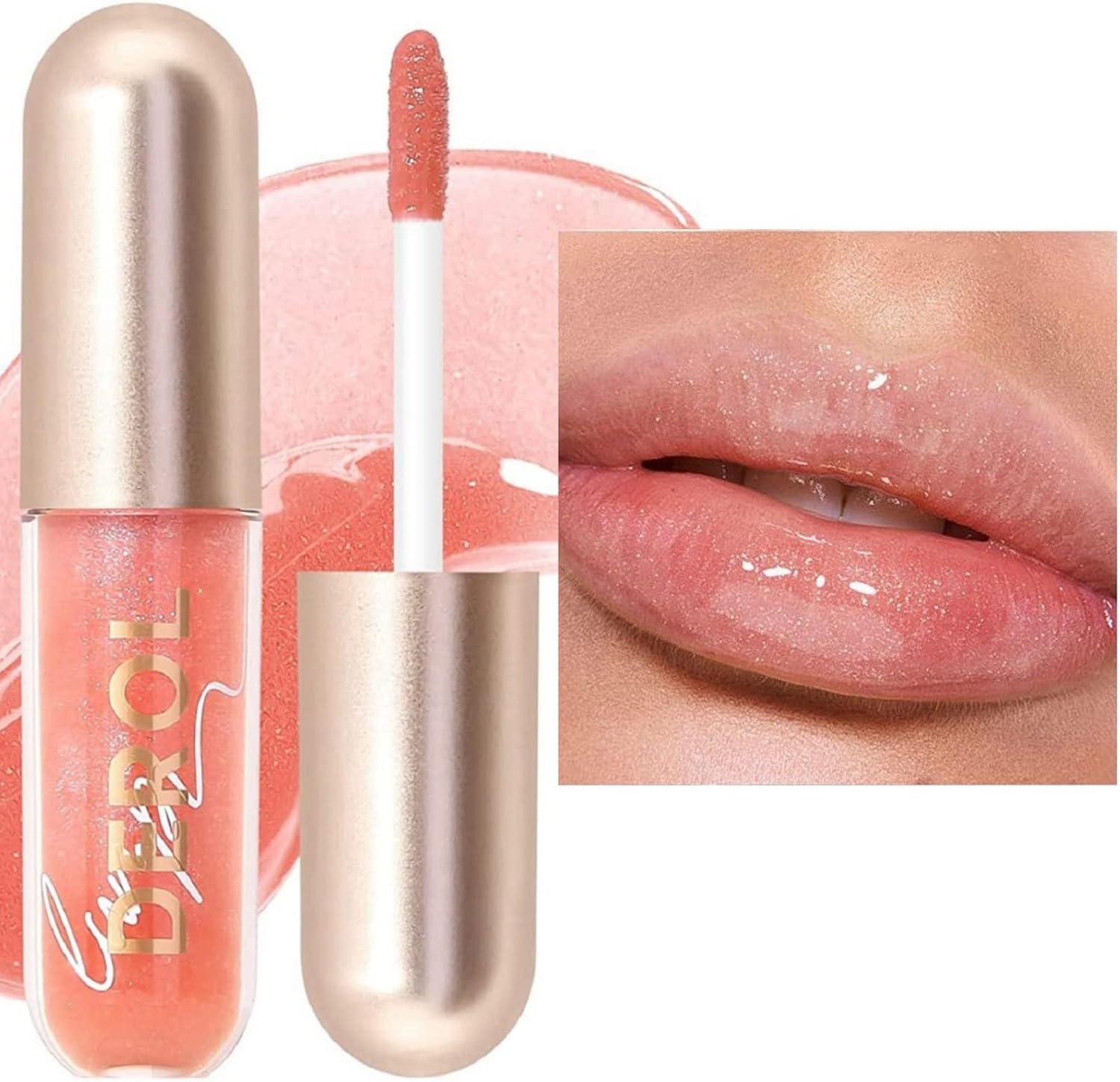 Tinted Lip Balm,Plumping Lip Gloss,Lip Stain Tint,Waterproof Long