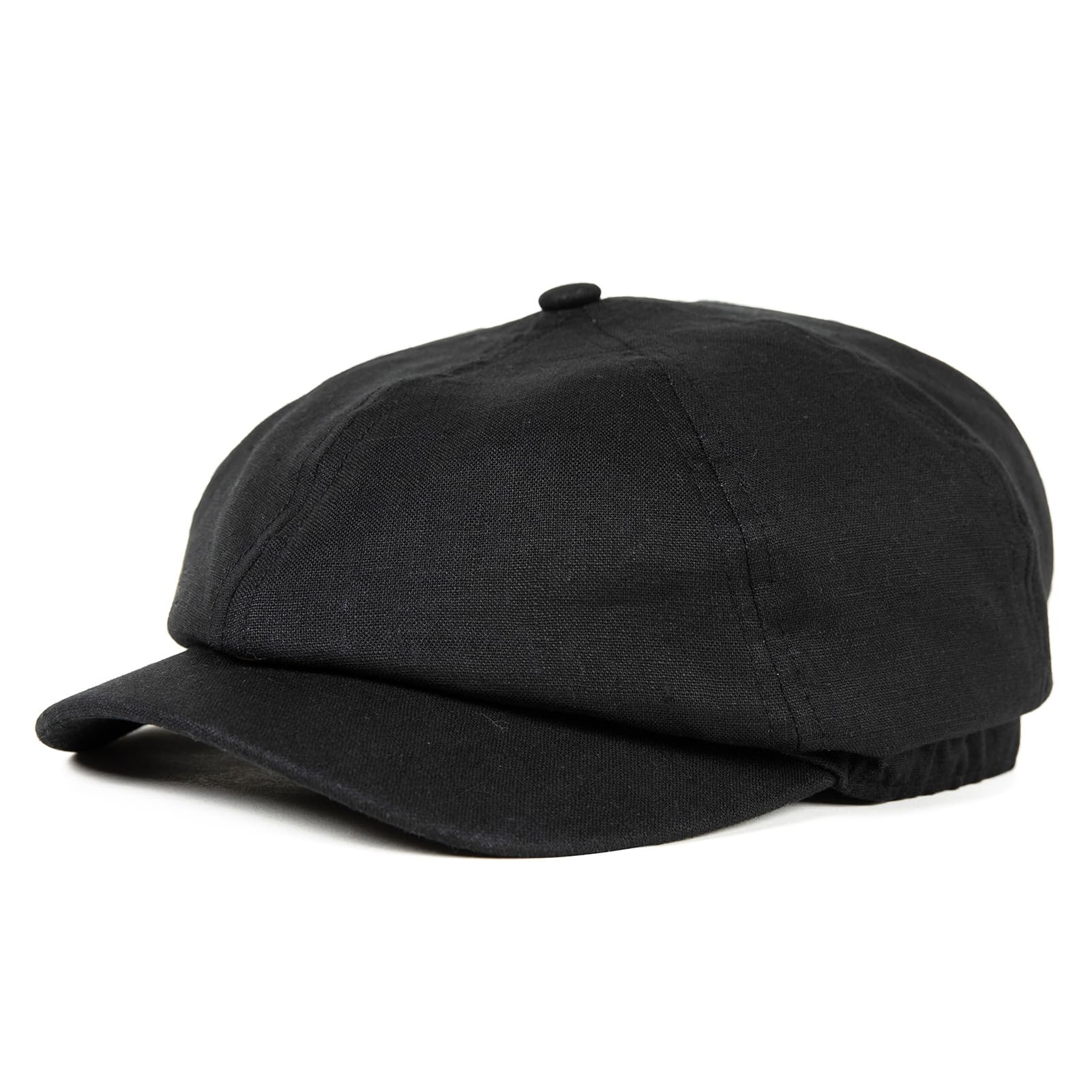 TOP-EX Newsboy - Gorra para hombre, con panel trasero elástico, 8 paneles, gorra plana ligera