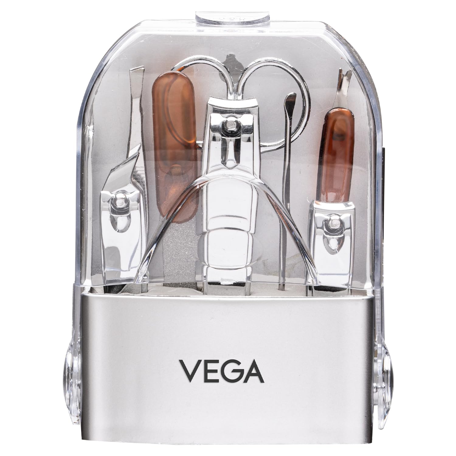 Vega Manicure Set (Pack Of 8),Silver-picture-55