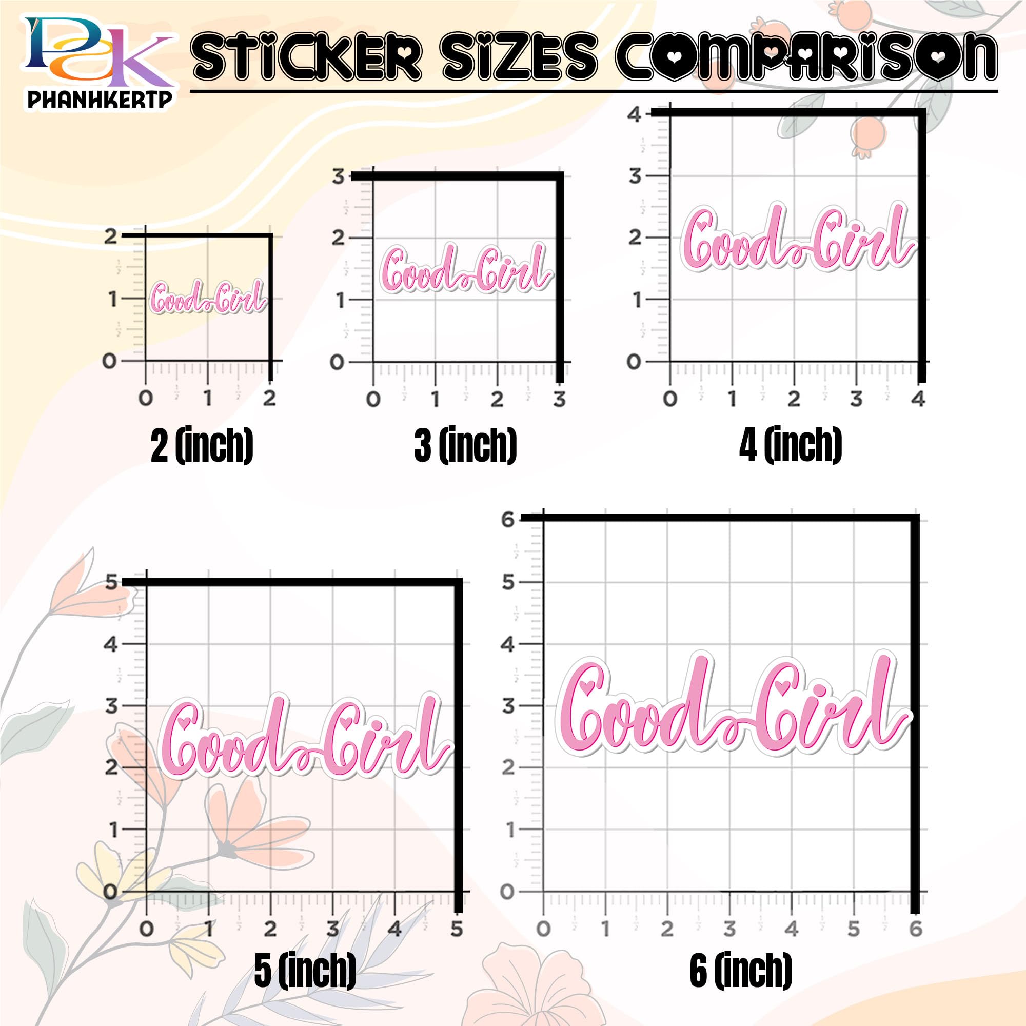 Good Girl Book Lover Stickers - 3-Pack Waterproof Vinyl Decals For Readers