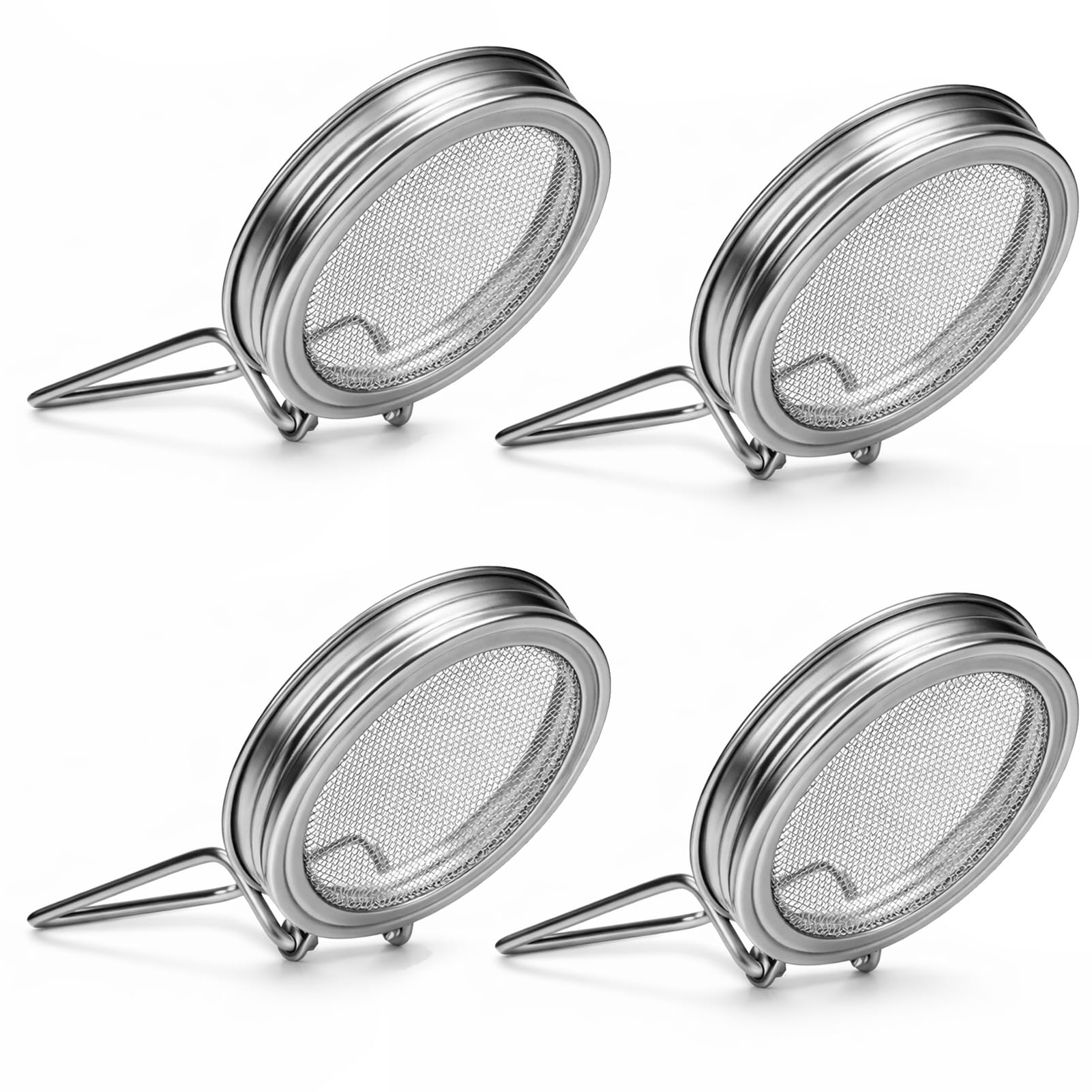 Couvercle de germination en acier inoxydable Palksky pour graines de brocoli et luzerne x4