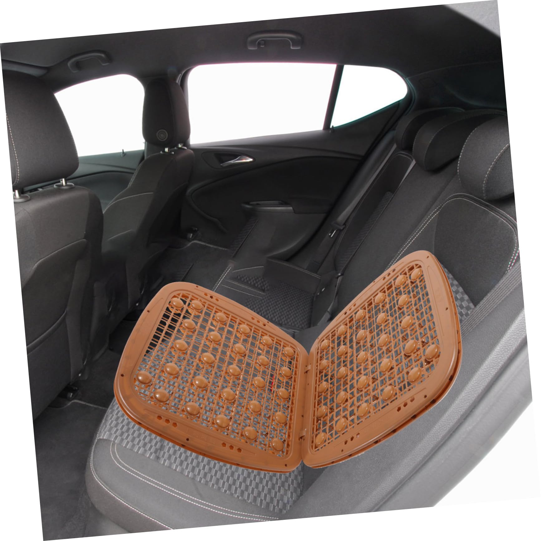 FUNOMOCYA Summer Plastic Car Seat Cushion for Enhanced Airflow and Breathability for Trucks and Easy to Clean Decorative Automotive Seat Pad Stylish and Comfortable Driving Experience