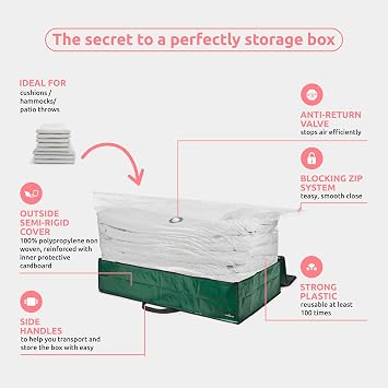 Compactor L Vacuum Storage Bag & Outdoor Storage Box, 66Lbs