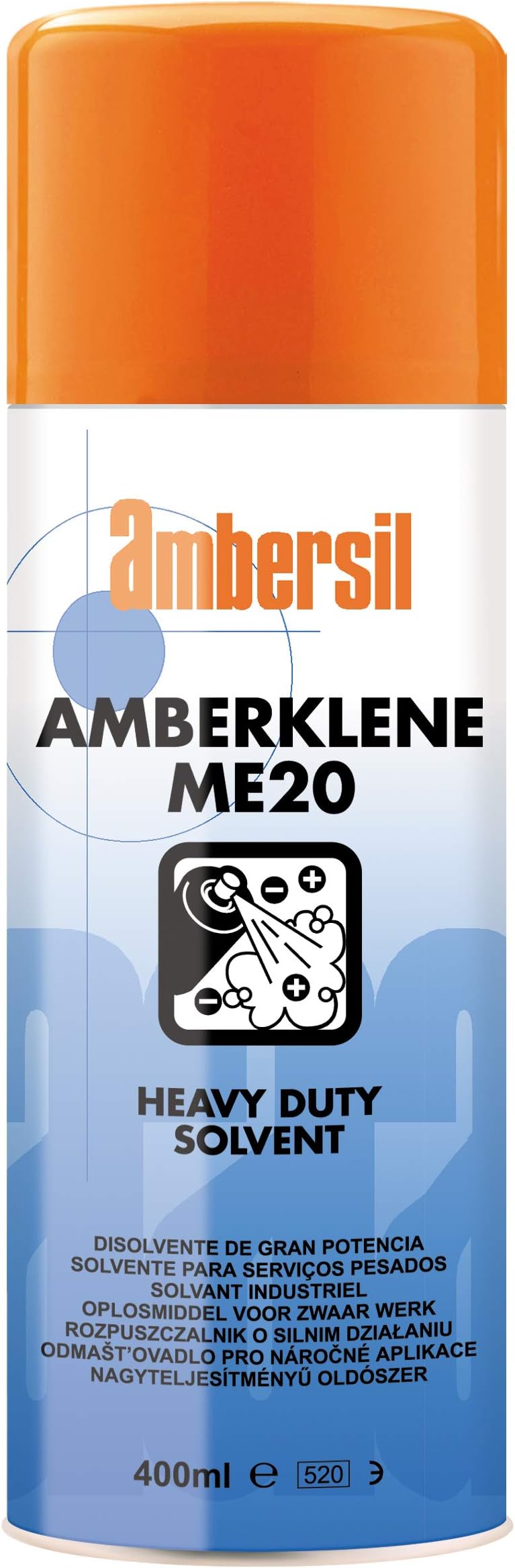 Ambersil31554 ME20 Amberklene Heavy Duty Solvent Medium Evaporation Rate 400ml