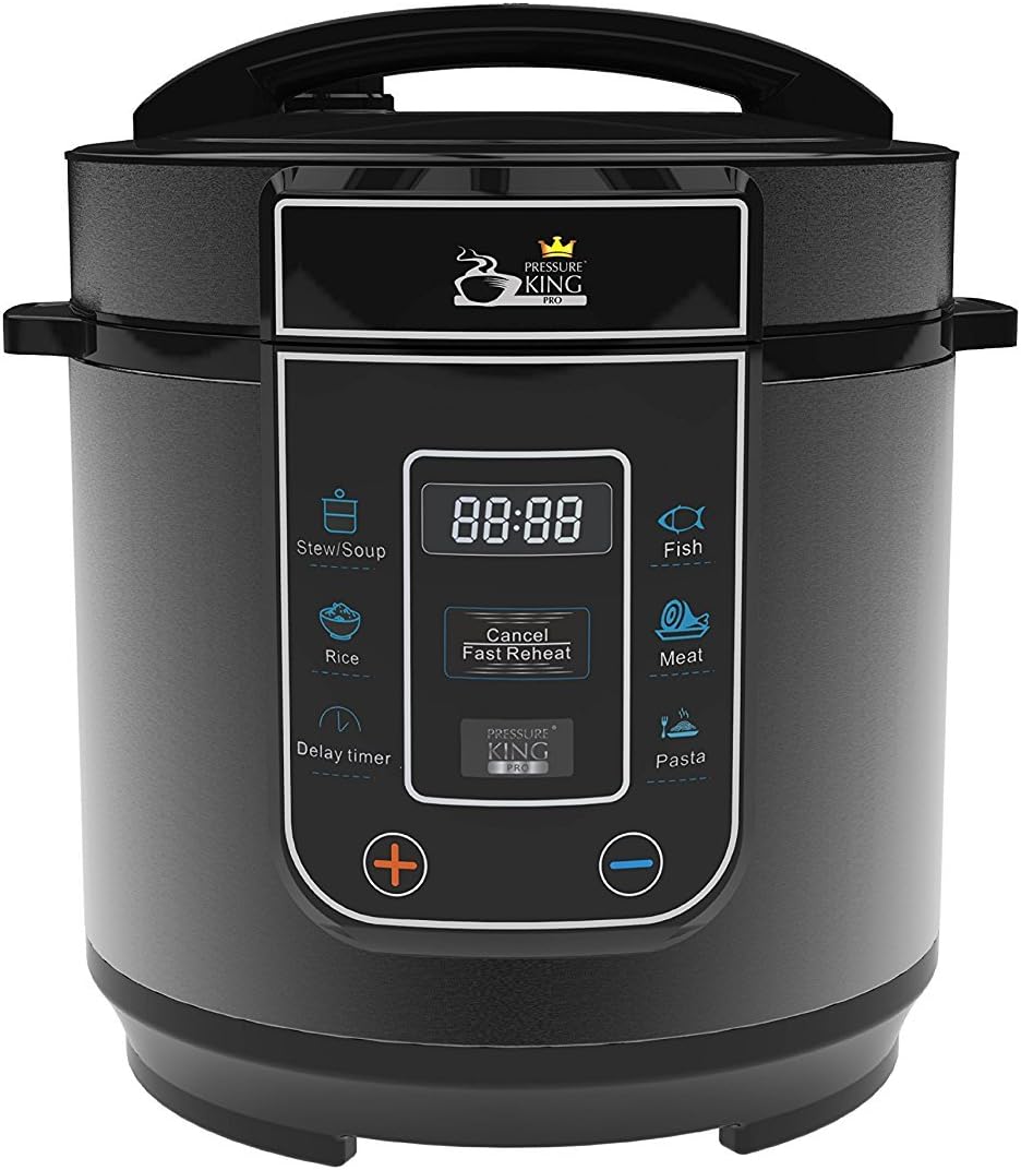 Pressure King Digital Pressure Cooker 220-volt (Will not Work in USA), 3.0L, Black